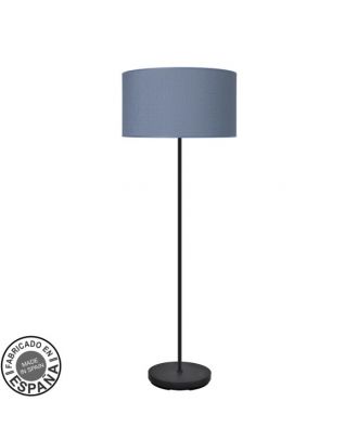 Pie Salon Moda 1xe27 Negro/azul 163x40x40cm