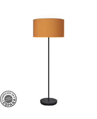 Pie Salon Moda 1xe27 Negro/naranja 163x40x40cm