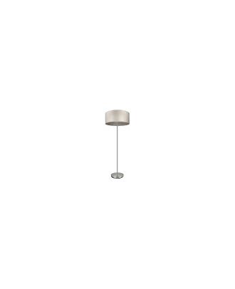 Pie Salon Tania 1xe27 Niquel/madera Gris 162x40x40 Cm