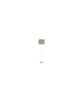Pie Salon Vera 1xe27 Blanco/beis 163x40x40 Cm