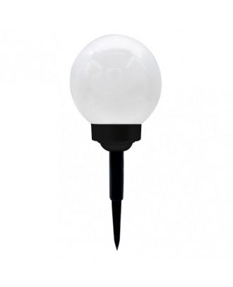 Pincho Ext. Solar  5000k 50lm Kira Negro C/sensor Crepuscular  Ip65 32/36x15x15 Cm Carga 5-6h Uso 6h