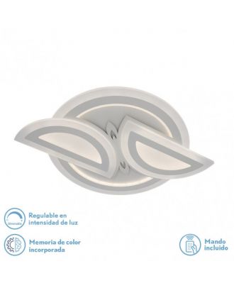 Plafon 144w 3000k, 4000k, 6500k Blanco Alhena 5x68x48 cm 19440 Lm Regulable, Memoria y C. Remoto