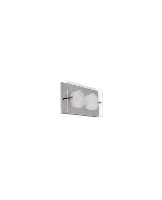 Plafon 2x6w 4000k Antioquia Cromo 800lm  (22x11,5x5,5)