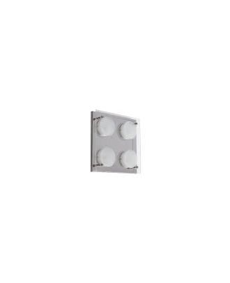 Plafon 4x6w 4000k Antioquia Cromo 1600lm  (22x22x5,5)