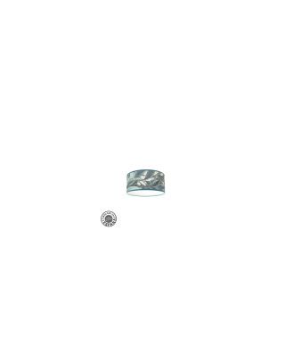 Plafon Argel 3xe27 Hoja Azul 15x30x30 Cm