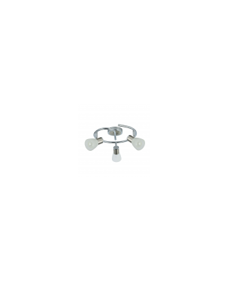 Plafon Cholo 3xe14 Cromo/niquel 16x34x34 Cm