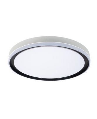 Plafon Claribel 60w 3000-4200-6500k Blanco/negro 7,5x50x50cm 5400lm C/remoto Y Memoria
