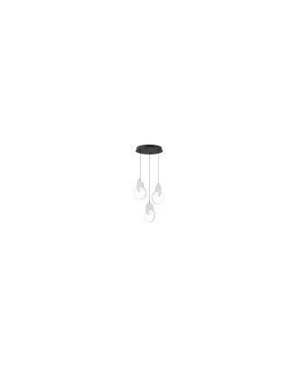 Plafon Colgante Carlota 3l Negro/Blanco 51w 6500k 7140lm Regx33x29cm