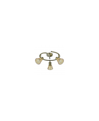 Plafon Cooper 3xe14 Cuero 16x32x32 Cm