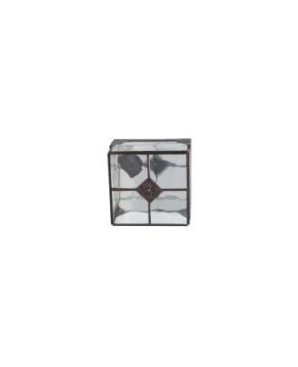 Plafon Pequeño Estepa Cobre 1xe27 11x20x20 Cm