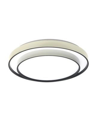 Plafon Fana 60w 3000-4200-6500k Blanco/negro 9x50x50cm 5400lm C/remoto