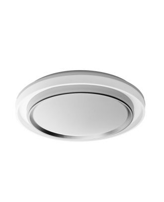 Plafon Meyer 60w 3000-4200-6500k Blanco/plata 7x50x50cm 5400lm C/remoto