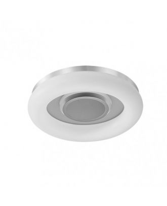 Plafon Paris 48+16w 3000-4000-6500k Blanc/plata 5440lm 12x55d C/remoro, Memoria Y Reg.Intensidad