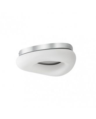 Plafon Paris Pq 25w 3000-4000-6500k Blanco/plata 2125 Lm 9x34x27 Cm C/remoto, Memoria Y Reg.Intensidad