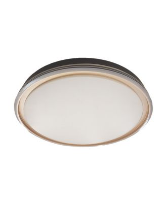 Plafon Picola 60w 3000-4200-6500k Negro/oro 7x50x50cm 5400lm C/remoto