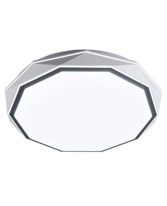 Plafon Red.odiel Gris 120w 3000-4000-6000k 7x50x50 Cm 10200lm C/remoto