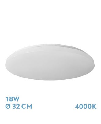 Plafon Tadeo 18w 4000k Blanco 5,5x32x32cm 1780lm