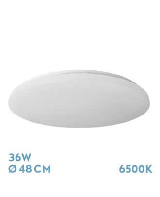 Plafon Tadeo 36w 6500k Blanco 6,5x48x48cm 3590lm