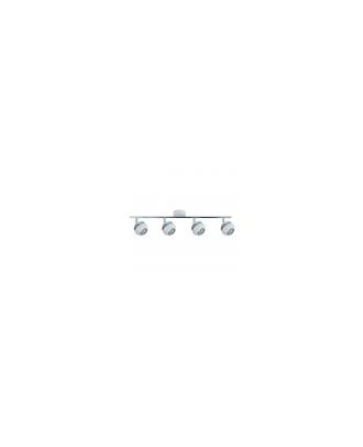 Regleta Beethoven 4xgu10 Blanco/plata  14x69,5x8,5 Cm