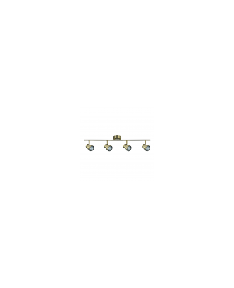 Regleta Chacho 4xgu10 Cuero 14x69,5x8,5 Cm
