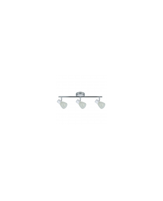 Regleta Cholo 3xe14 Blanco/cromo 16x48,5x10 Cm