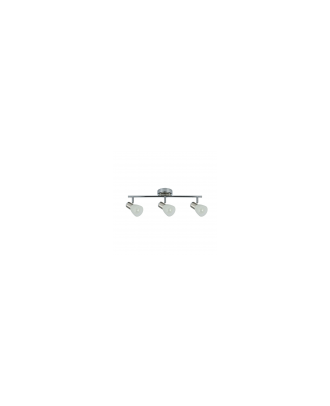 Regleta Cholo 3xe14 Cromo/niquel  16x48,5x10 Cm