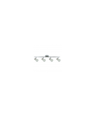 Regleta Cholo 4xe14 Cromo/niquel  16x69,5x10 Cm