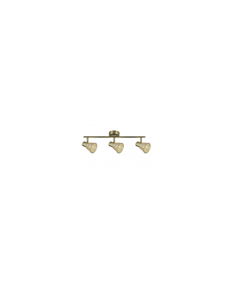 Regleta Cooper 3xe14 Cuero 16x48,5x8,5 Cm
