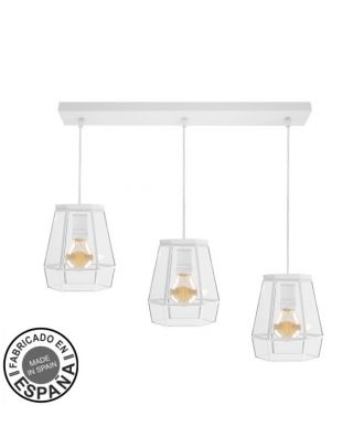 Regleta Guia 3xe27 Blanco Regx64x15 Cm