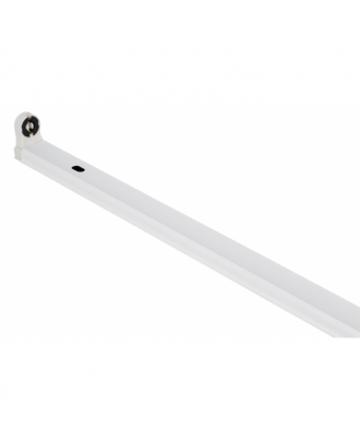 Regleta Para Tubo 1xt8 Led Malaca 60cm Blanca  Interconectable 3,5x61,3x4,5 Cm