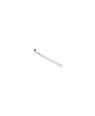 Regleta Para Tubo 1xt8 Led Mica 150cm Blanca  3,3x151x4,5 Cm
