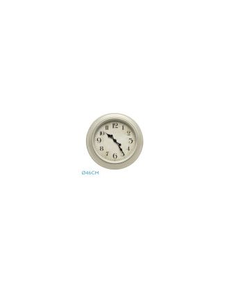 Reloj De Pared Lamba Blanco 46d Agujas Retro