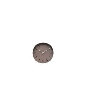 Reloj De Pared Lemur Marron 30d Mov.continuo