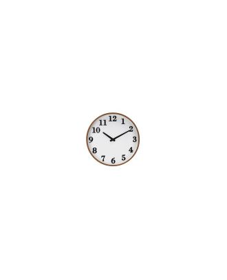 Reloj De Pared Lisbon Madera Osc/blan 30d Mov.cont