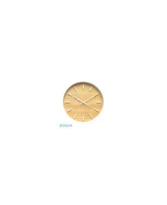 Reloj De Pared Mesoma Blanco-haya 35d Mov.continuo