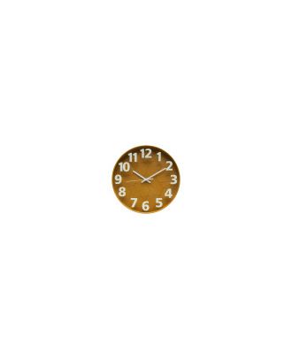 Reloj De Pared Mouse Amarillo 30d Mov.continuo