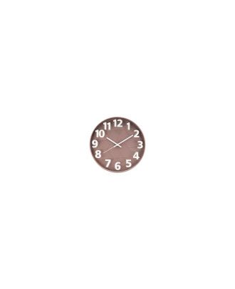Reloj De Pared Mouse Marron 30d Mov.continuo