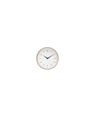 Reloj De Pared Ricoti Madera/blan 30d Mov.continuo