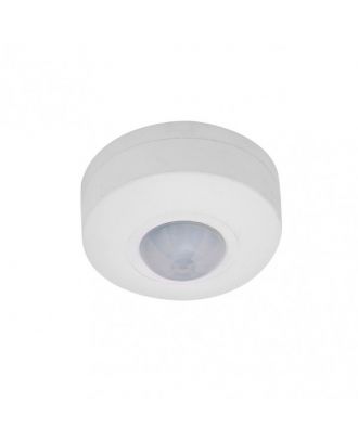 Sensor Movimiento Detector Ip20 Blanco 4x8x8 Cm  360º Alcance Hasta 6 M