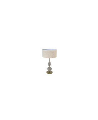 Sobremesa  Beatia1xe27 Cuero Pantalla Beis 35d