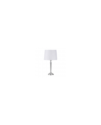 Sobremesa Alamo 1xe27 Cromo C/pant Blanca  55x30x30 Cm