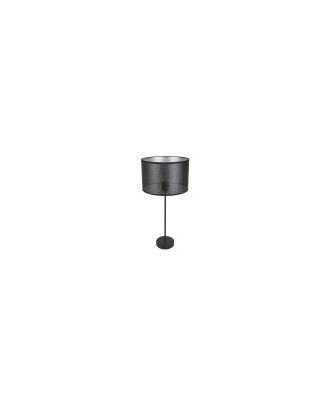 Sobremesa Alto Anastasia 1xe27 Negro/negro-plata 60x30x30 Cm