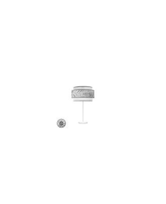 Sobremesa Alto Camerun 1xe27 Blanco/gris 60x30x30 Cm