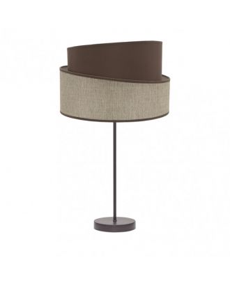 Sobremesa Alto Hara 1xe27 Marron/marron 66x35x35 Cm