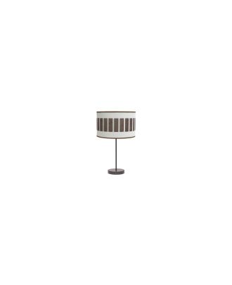 Sobremesa Alto Ivanna 1xe27 Marron/blanco-oxido 62x30x30 Cm