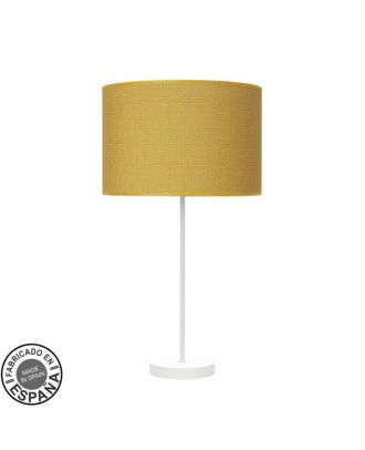 Sobremesa Alto Moda 1xe27 Blanco/amarillo 63x30x30