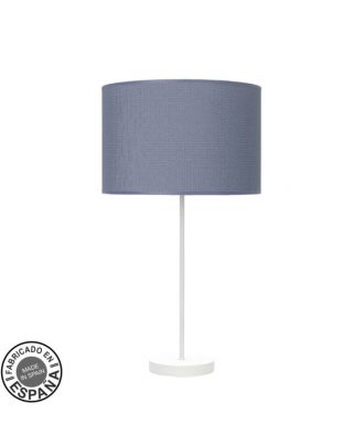 Sobremesa Alto Moda 1xe27 Blanco/azul 63x30x30cm