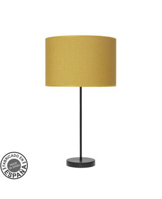 Sobremesa Alto Moda 1xe27 Negro/amarillo 63x30x30