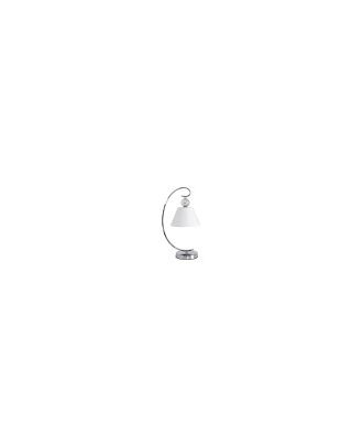 Sobremesa Concordia 1xe27 Cromo Pantalla Blanca 47x20x26