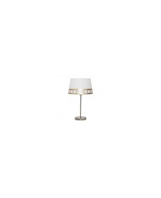 Sobremesa Dalia 1xe14 Blanco/oro 44x25x25 Cm